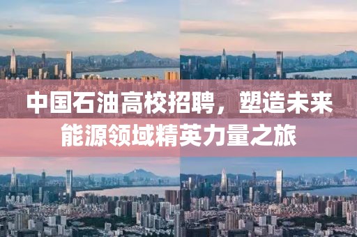 中国石油高校招聘，塑造未来能源领域精英力量之旅