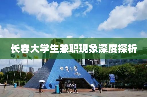 长春大学生兼职现象深度探析