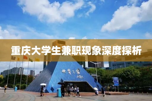 重庆大学生兼职现象深度探析