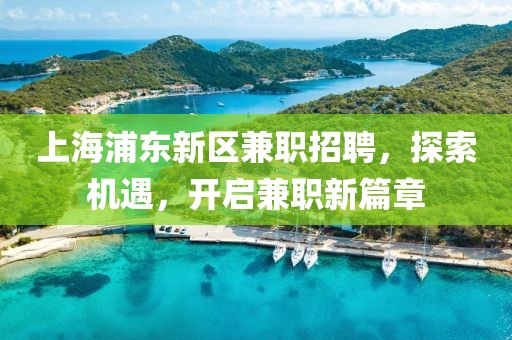 上海浦东新区兼职招聘，探索机遇，开启兼职新篇章